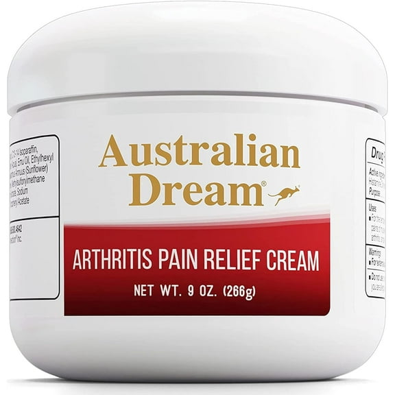 Australian Dream Arthritis Pain Relief Cream - for Muscle Aches or Back Pain - 9 oz Jar