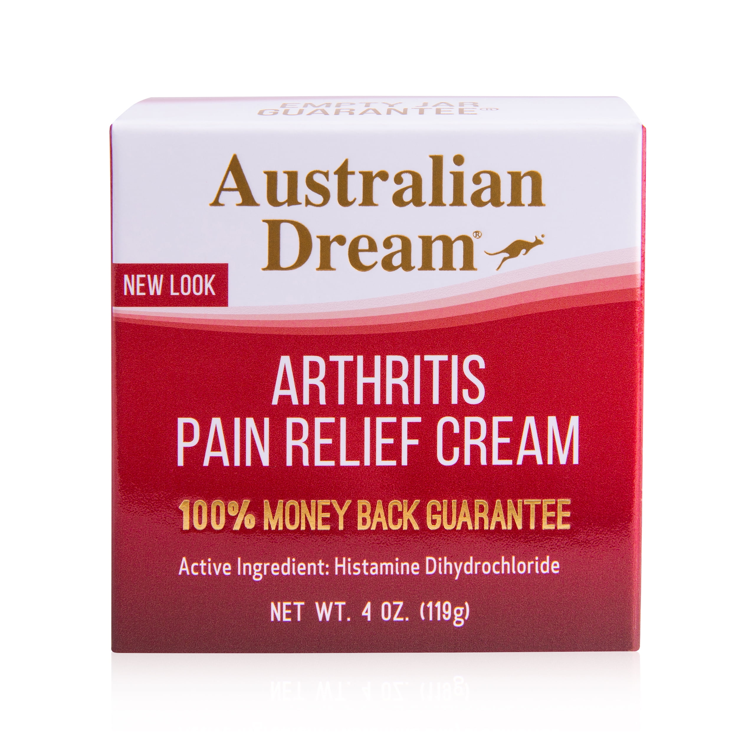 Power 4 - Muscle and Joint Pain Relief Cream - Powerful Topical Pain Relief  Cream with Warming & Cooling Sensations - 4oz Jar - By Australian Dream