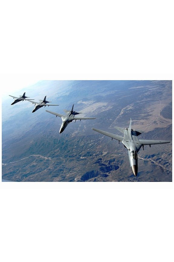 Australian F-111 / F-111C Formation - 12x18 Inch Laminated Aviation Poster - Stunning Detail and Bold Colors
