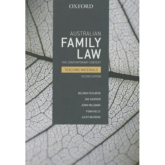 Australian Family Law: The Contemporary Context Teaching Materials, (Paperback)