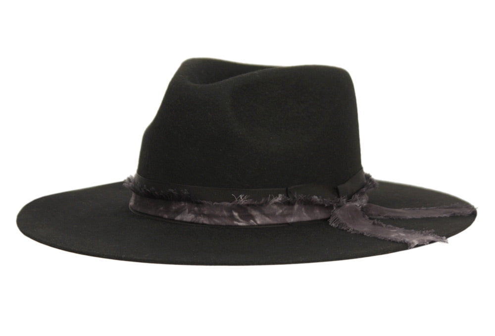 Australian Felt Wide Brim Fedora Hat - Walmart.com