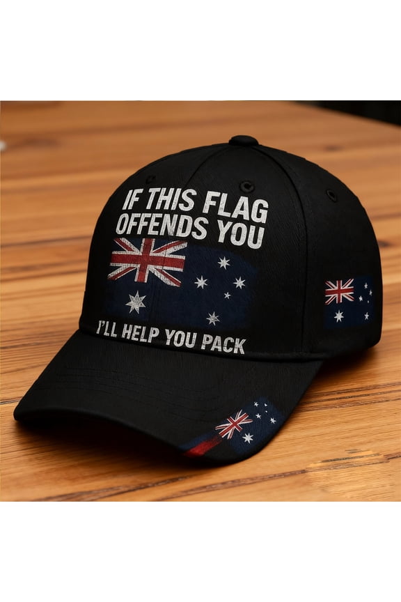 Australian Flag Baseball Cap Stylish Adjustable Sun Hat, Comfortable Outdoor Sports Casual Wear for Travel Sporting Events Daily Use, Perfect Gift for Fans Family Friends