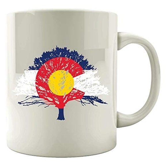 Australian Flag 11 oz Coffee Mug - Kangaroo Design White Ceramic Gift