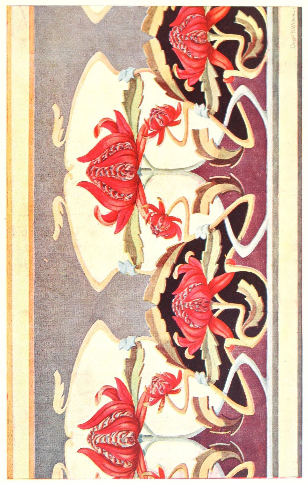 Australian Flora in Applied Art 1915-14 Canvas Art - (24 x 36)