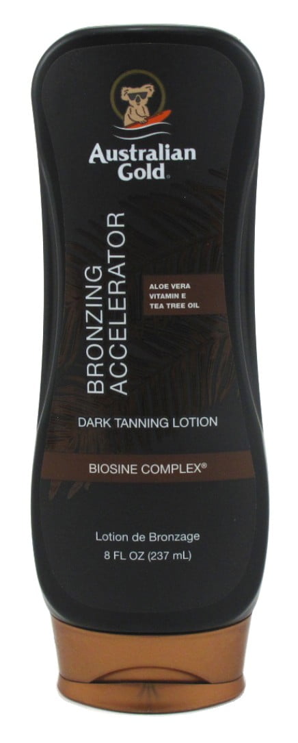 Australian Gold Accelerator Lotion With Bronzer 8oz (Pack of 3)