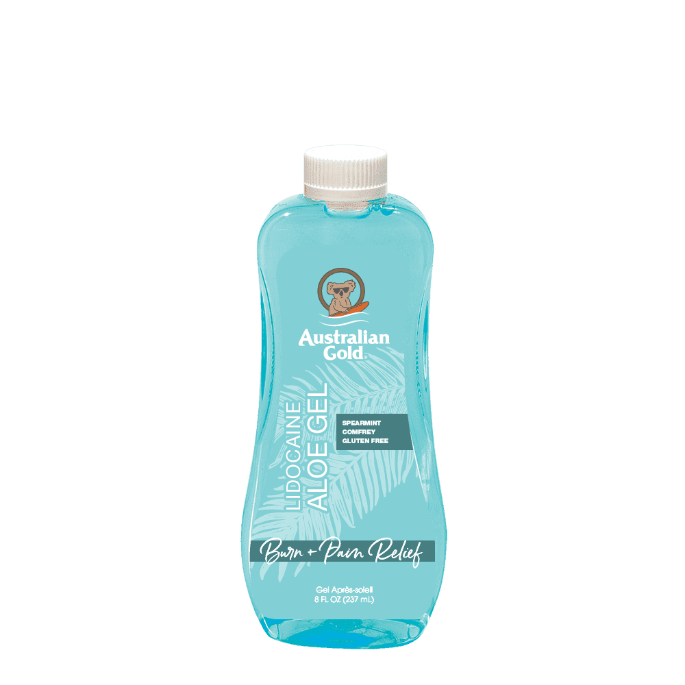 Australian Gold Aloe Freeze Gel with lidocaine for burn + pain relief, 8 fl. oz