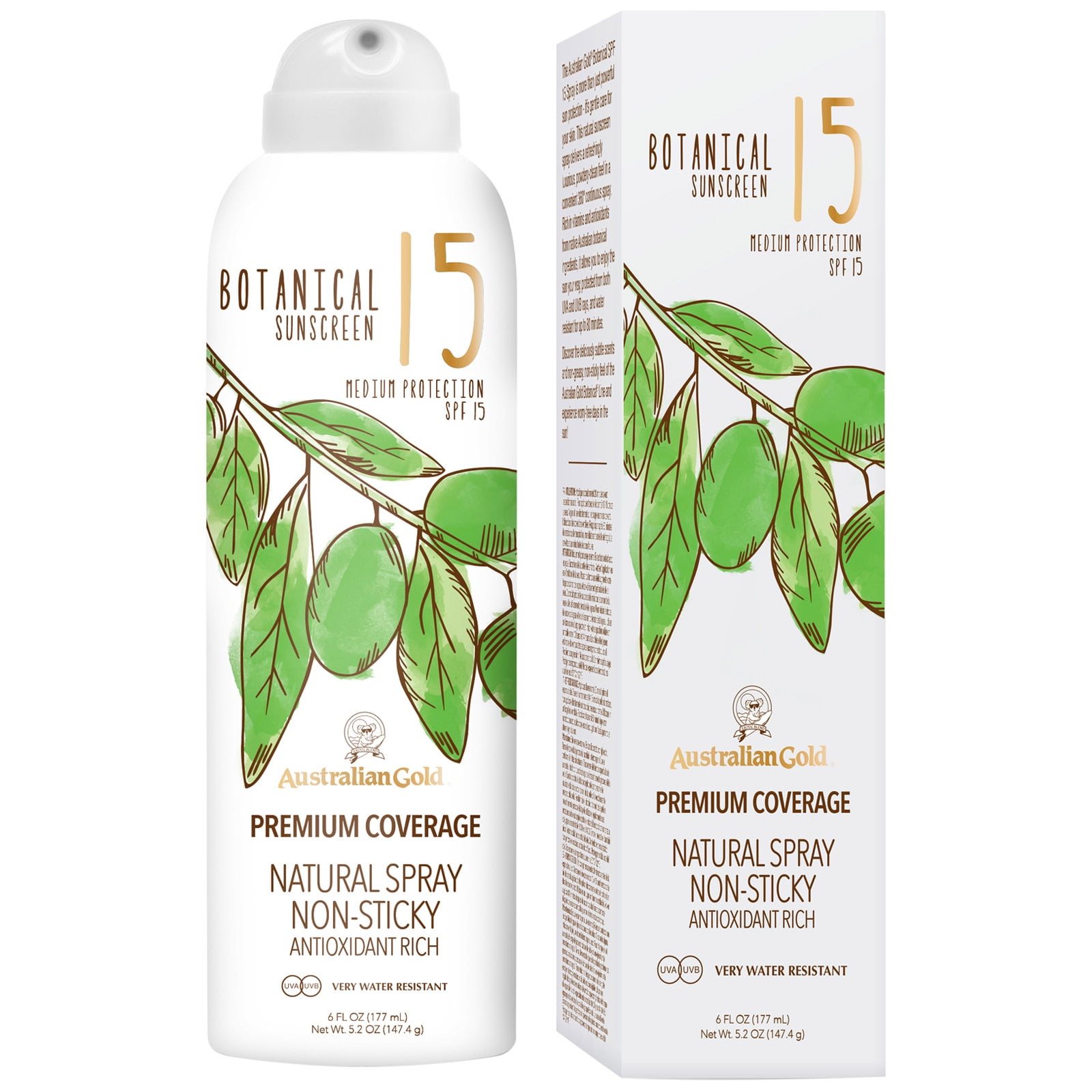 Australian Gold Botanical Sunscreen SPF 15 6 Fl. Oz.