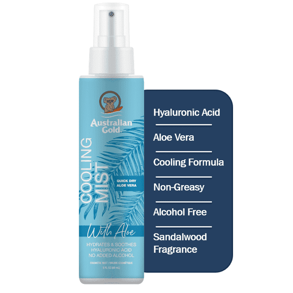 Australian Gold Cooling Mist with Aloe Vera, 5 fl. oz