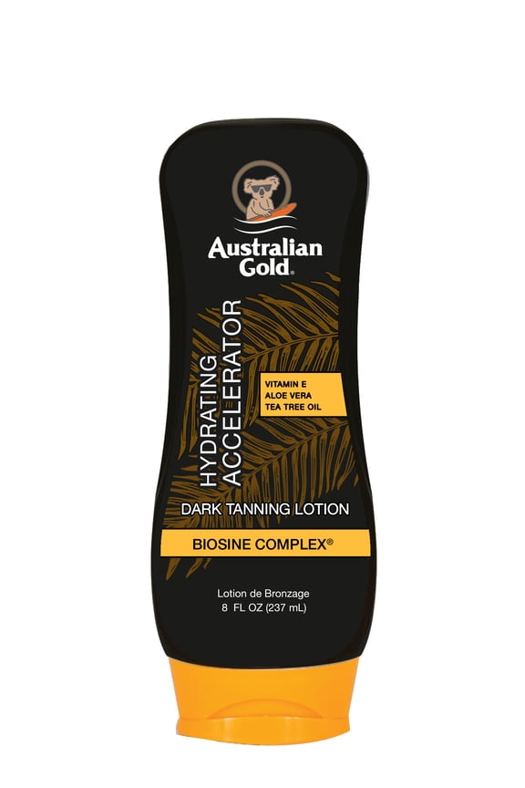 Dark Tanning Accelerator Lotion with Aloe Vera, 8 fl oz