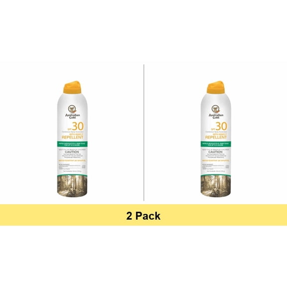 Australian Gold Insect Repellent Continuous Spray SPF 30, 5.6 oz - 2 Pack