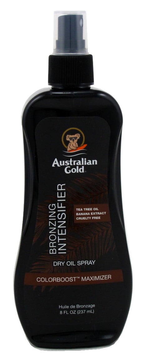Australian Gold Intensifier Bronzing Dry Oil Spray 8oz (Pack of 3)