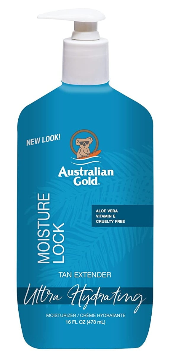 Australian Gold Moist Lock Tan Extender 16oz Pump (Pack of 3)