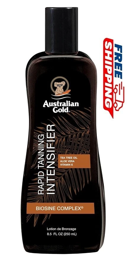 Australian Gold Rapid Tanning Intensifier Lotion, 8.5 Fl Oz | With Tea Tree Oil