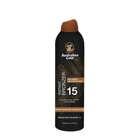 Australian Gold Continuous Spray Bronzer SPF 15, 6 oz