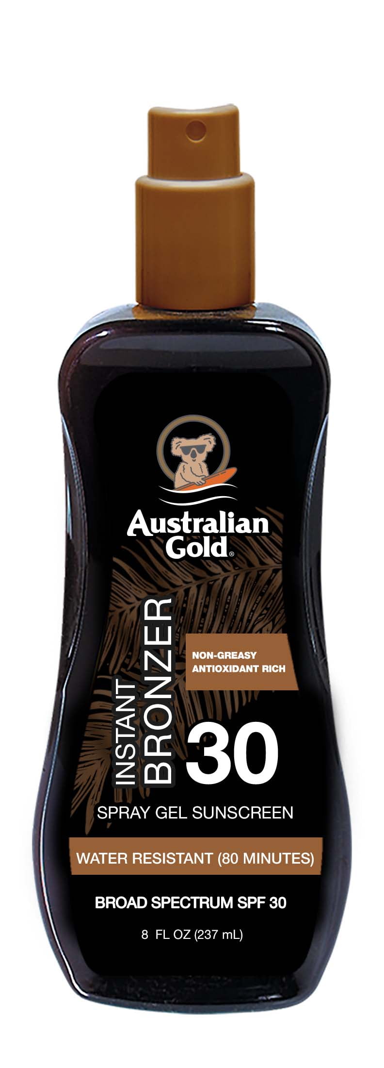 Australian Gold Spray Gel Bronzer SPF 30, 8 fl. oz
