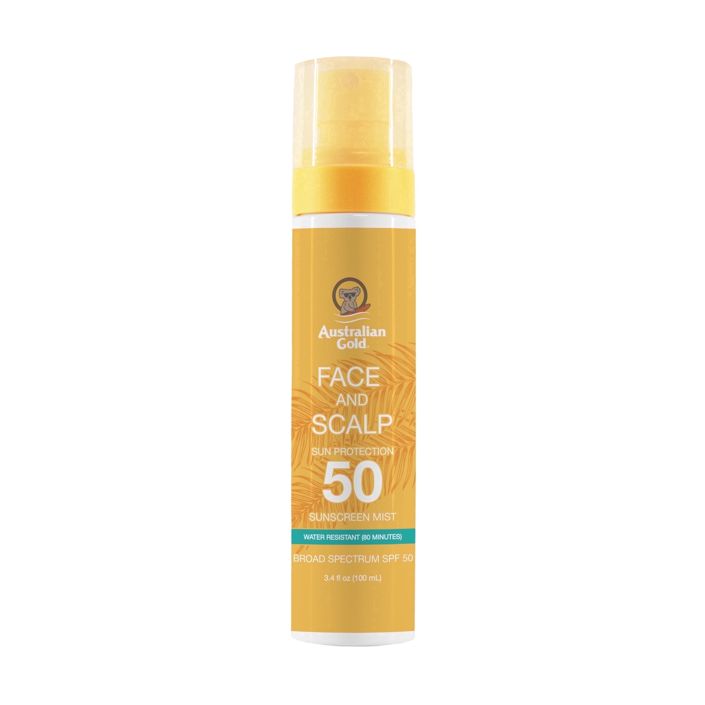 Australian Gold Face and Scalp Mist, SPF 50, 3.4 fl. oz