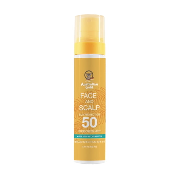 Australian Gold Face and Scalp Mist, SPF 50, 3.4 fl. oz