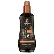 Australian Gold Spray Gel Sunscreen with Instant Bronzer, SPF 8