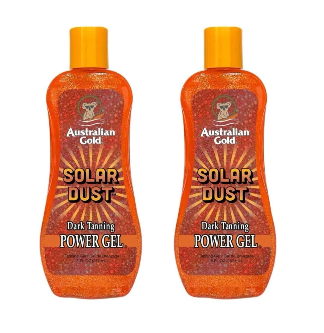 6x Australian Gold Solar Dust Viral Moisturizing Self-Tanning Gel for Face, Cocoa Dreams Scent
