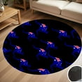 thumbnail image 1 of Australian Kangaroo Flag Blue Round Carpet Living Room Bedroom Home Decoration Coffee Table Mat Lounge Rug Chair Mats, 1 of 5