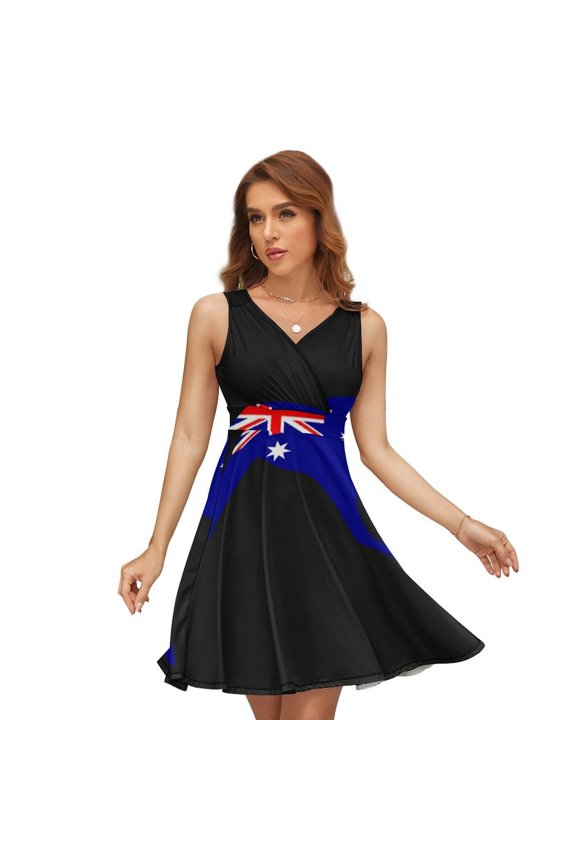 Australian Kangaroo Flag Sundress Sleeveless Dress Summer Women Clothes Dress for Women Dresses