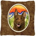 thumbnail image 1 of Australian Kelpie Decorative Indoor & Outdoor Fabric Pillow, 1 of 1