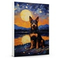 thumbnail image 1 of Australian Kelpie Dog Art Print Poster, Wall art Painting Decor, Starry Night Van Gogh Art Home Decor Artwork For Bedroom Living Room Bathroom Decor, 1 of 5