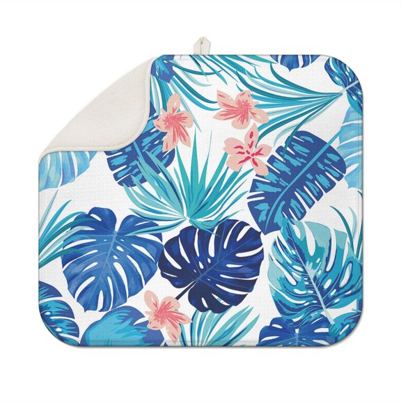 Australian Koala Kitchen Drying Mat - Ultra Absorbent Microfiber Dish Rack Mat, Foldable Heat Resistant Counter Protector with Cute Print Pattern (Machine Washable)