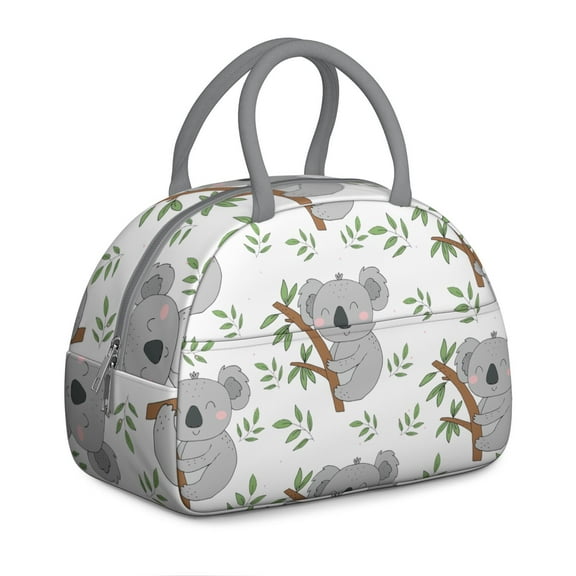 Australian Koala Lunch Box - Adorable Cartoon Koala Bear Print Insulated Cooler Bag, Leakproof & Eco-Friendly for Office, Travel & Animal Lovers