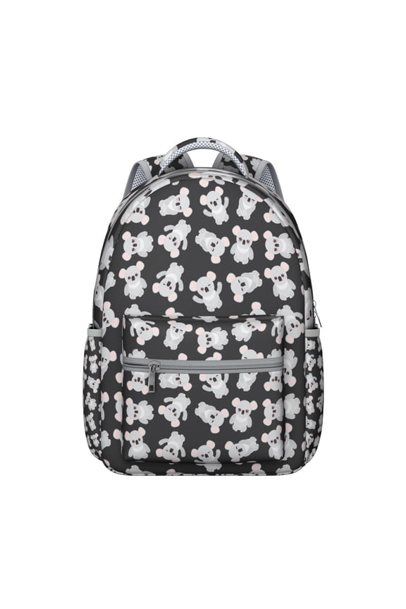 Australian Koala Print School Backpack for Student Cute Cartoon Animal Pattern Koala Bear Bookbag for Student Gift