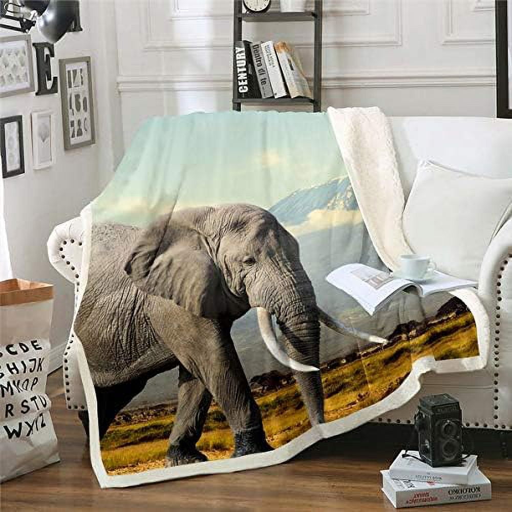 Australian Map Plush Throw Blanket Geography Print Theme Fleece Sherpa