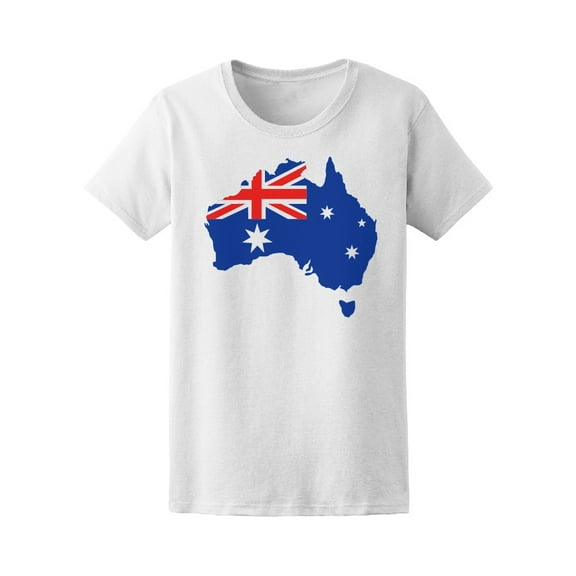 Australian Map T-Shirt Men -Image by Shutterstock, Male 3X-Large