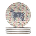 thumbnail image 1 of Australian Mist #2 Cat Christmas Large Sandstone Coasters Pack of 4 4 in x 4 in, 1 of 3