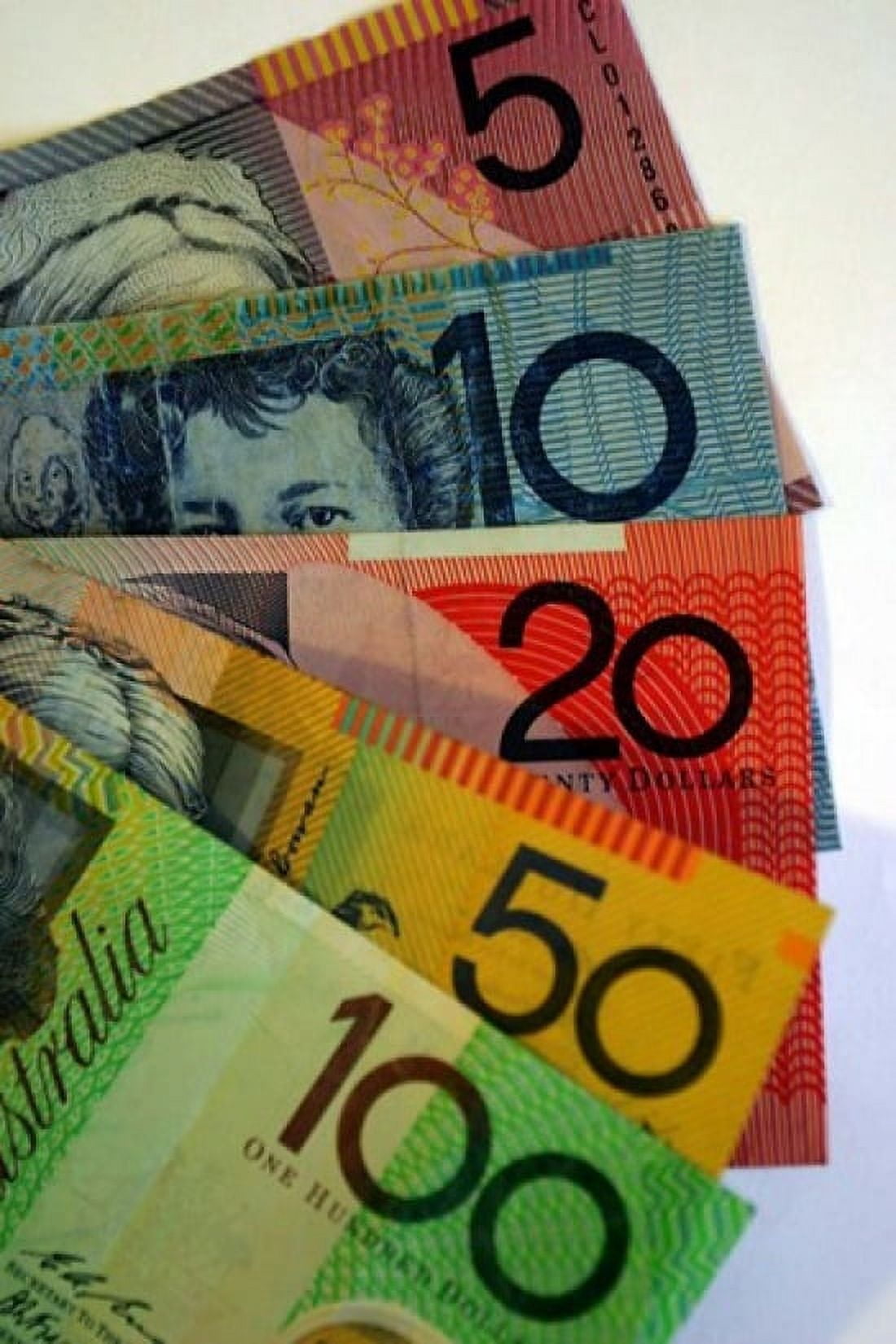 Australian Money Canvas Art - David Wall DanitaDelimont (17 x 26)