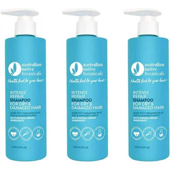 Australian Native Botanicals Intense Repair Shampoo 3 x 250ml