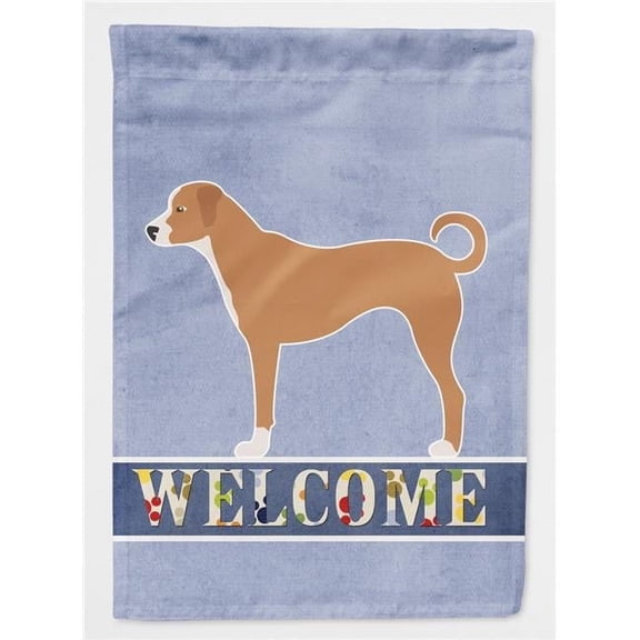 Australian Pinscher Welcome Flag Canvas House Size