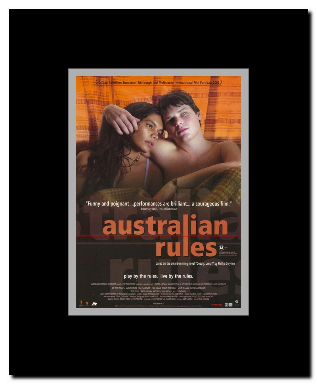 Australian Rules Framed Movie Poster