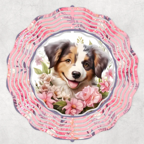 Australian Shepherd 10" Wind Spinner #1