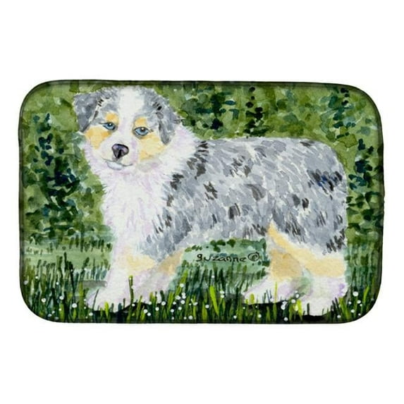 Australian Shepherd Dish Drying Mat