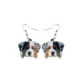 thumbnail image 1 of Australian Shepherd Dog Head Drop Earrings, 1 of 1