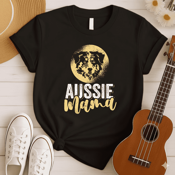 Australian Shepherd Dog Mom Funny Pet Lover Pride Gift Unisex T-shirt V14455, up to size 5XL