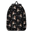 thumbnail image 1 of Australian Shepherd Dog and Footprints Backpack for School,Cute School Bag,Schoolbag with Adjustable Shoulder Straps & Padded Back,15.7"x11.8"x5.5", 1 of 5