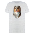 thumbnail image 1 of Australian Shepherd Drawing Tee Men's -Image by Shutterstock, 1 of 2