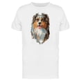 thumbnail image 1 of Australian Shepherd Drawing Tee Men's -Image by Shutterstock, 1 of 1
