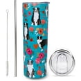 thumbnail image 1 of Australian Shepherd Gifts for Women Cute Dog Tumbler Coffee Cup for Women Australian Shepherd Travel Mug 20 Oz Stainless Steel Insulated Water Bottle With Lid and Straw, 1 of 3