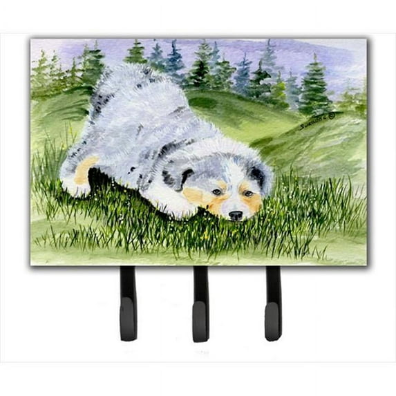 Australian Shepherd Leash Holder Or Key Hook