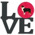 thumbnail image 1 of Australian Shepherd Love Metal Wall Artwork LOVE, 1 of 2