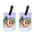 thumbnail image 1 of Australian Shepherd Luggage Tags, Pair Of 2, 1 of 1