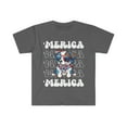 thumbnail image 1 of Australian Shepherd 'Merica Patriotic T-Shirt Cute Aussie 4th of July Top, 1 of 2