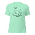 thumbnail image 1 of Australian Shepherd Mom T-Shirt,Dog Lover Gift,Pet Owner Tee (Heather Mint, L), 1 of 1